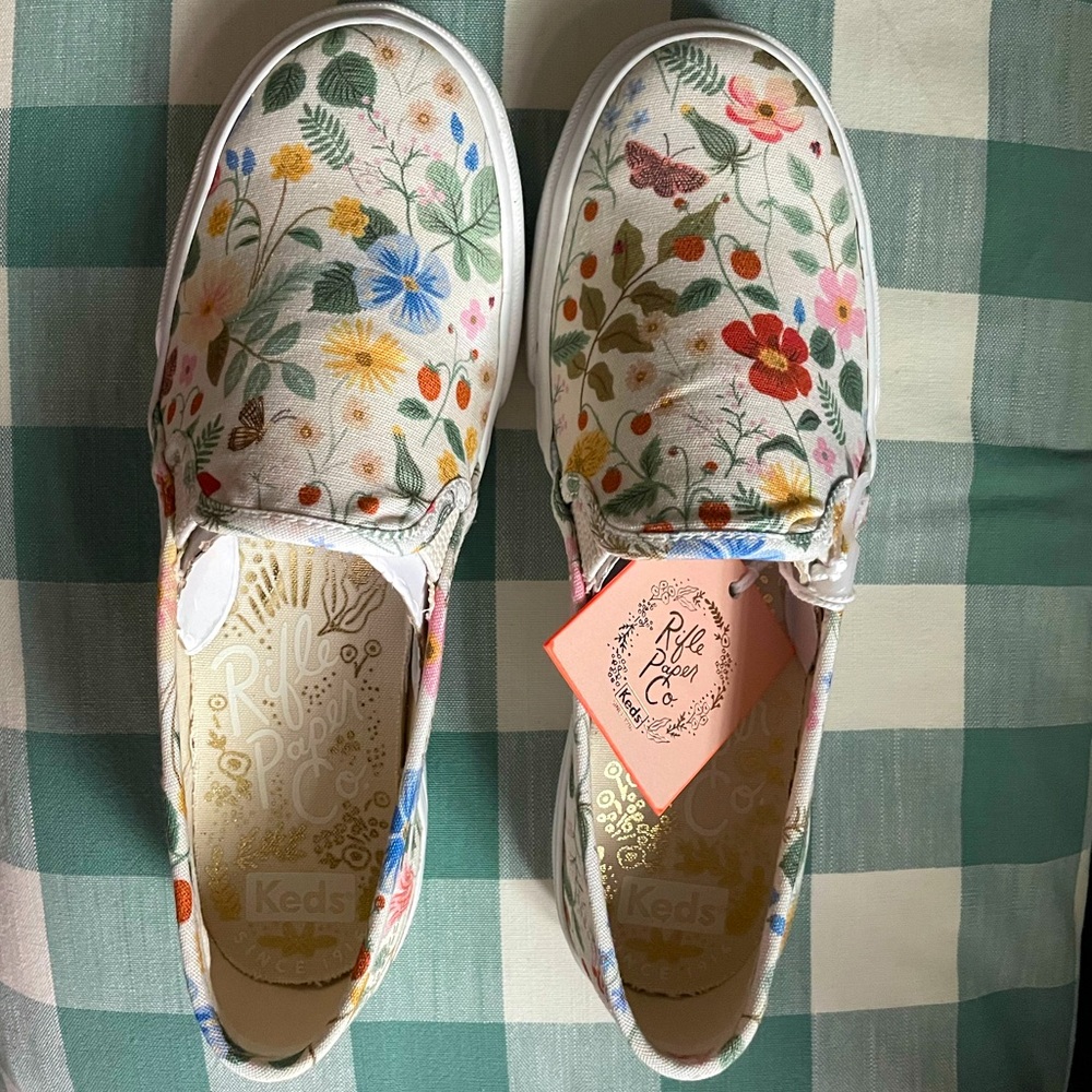 Women's Keds x Rifle Paper Co. Double Decker Strawberry Fields